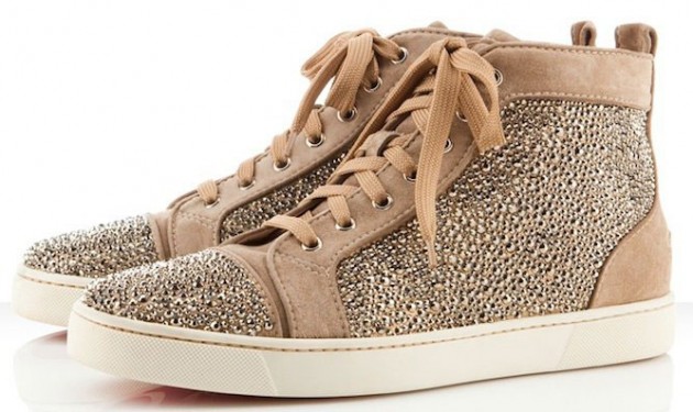 Christian Louboutin Louis Suede Sneakers brown
