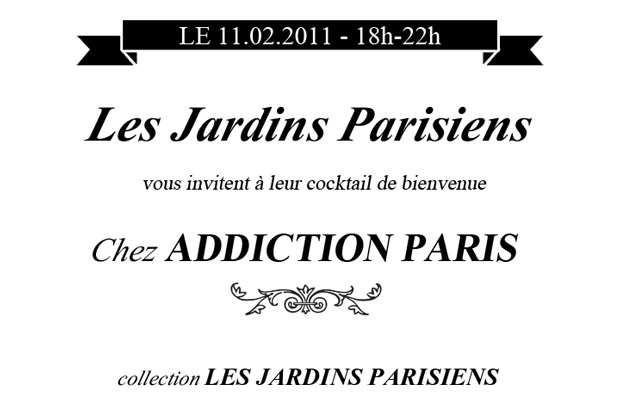 Cocktail de Bienvenue par Les Jardins Parisiens