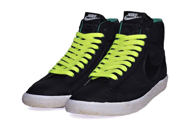 Nike Blazer Mid Nylon Black/Volt/New Green (Alexandre Hoang)