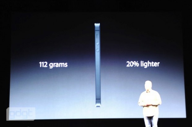 Apple iPhone 5 - Epaisseur