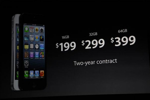 Prix Apple iPhone 5